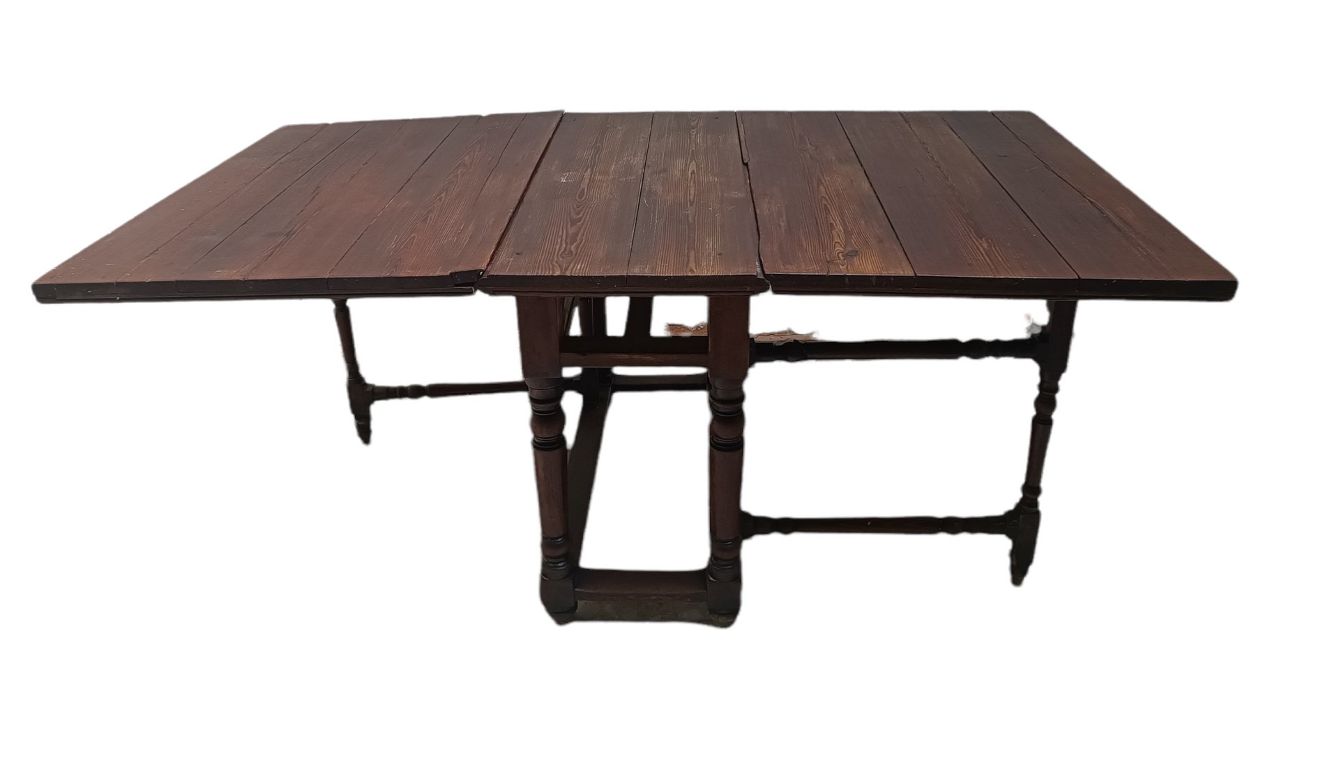 Large Folding Table in Chestnut for sale at Pamono