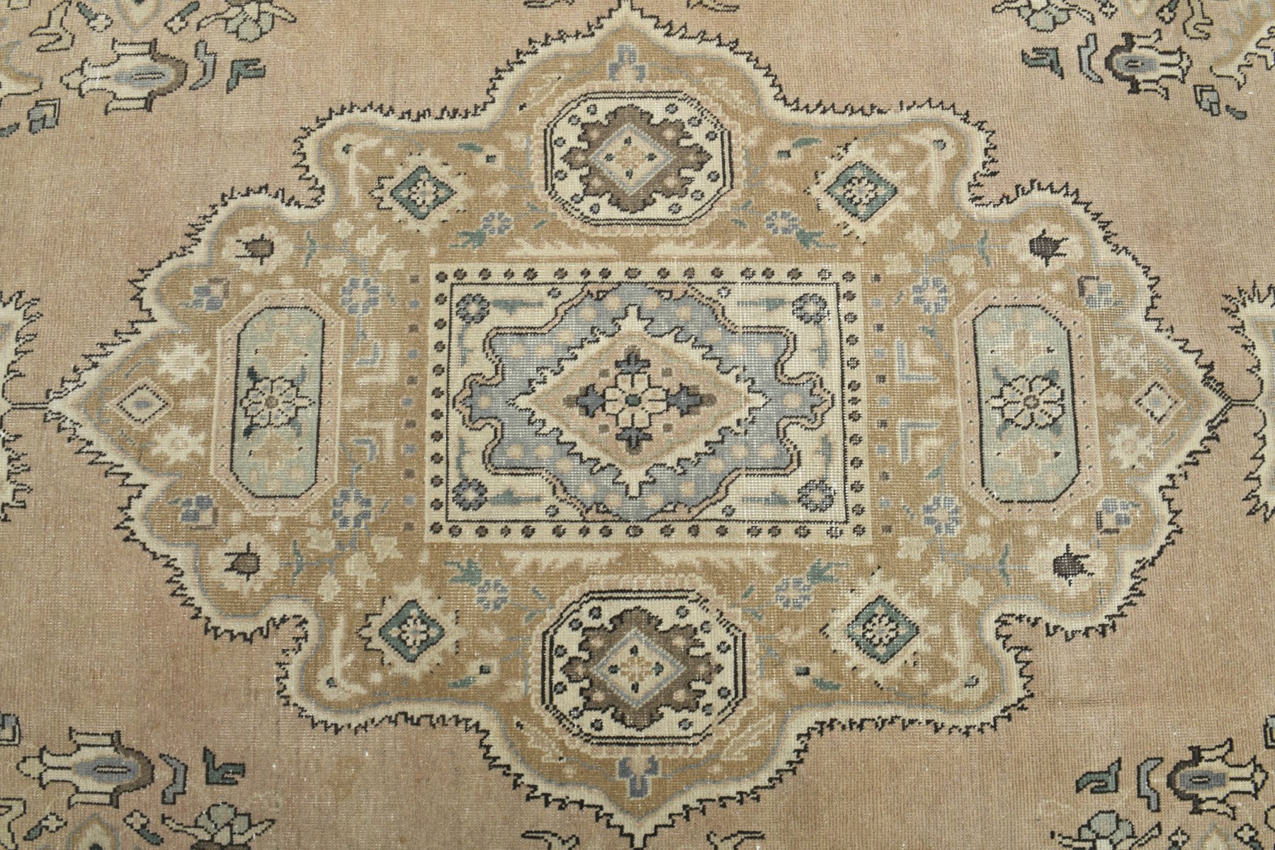 Turkish Faded Orange Area Rug for sale at Pamono