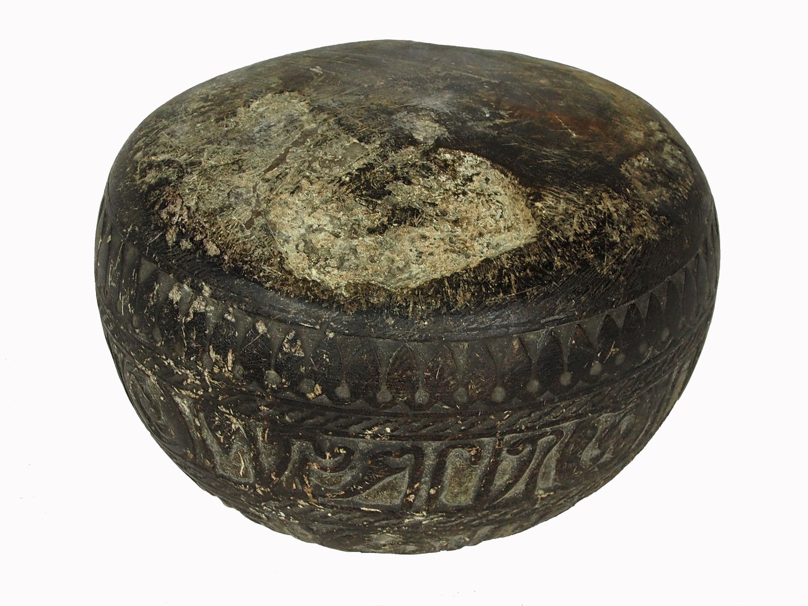 Large Antique Islamic Soapstone Vase or Bowl, Afghanistan / Pakistan