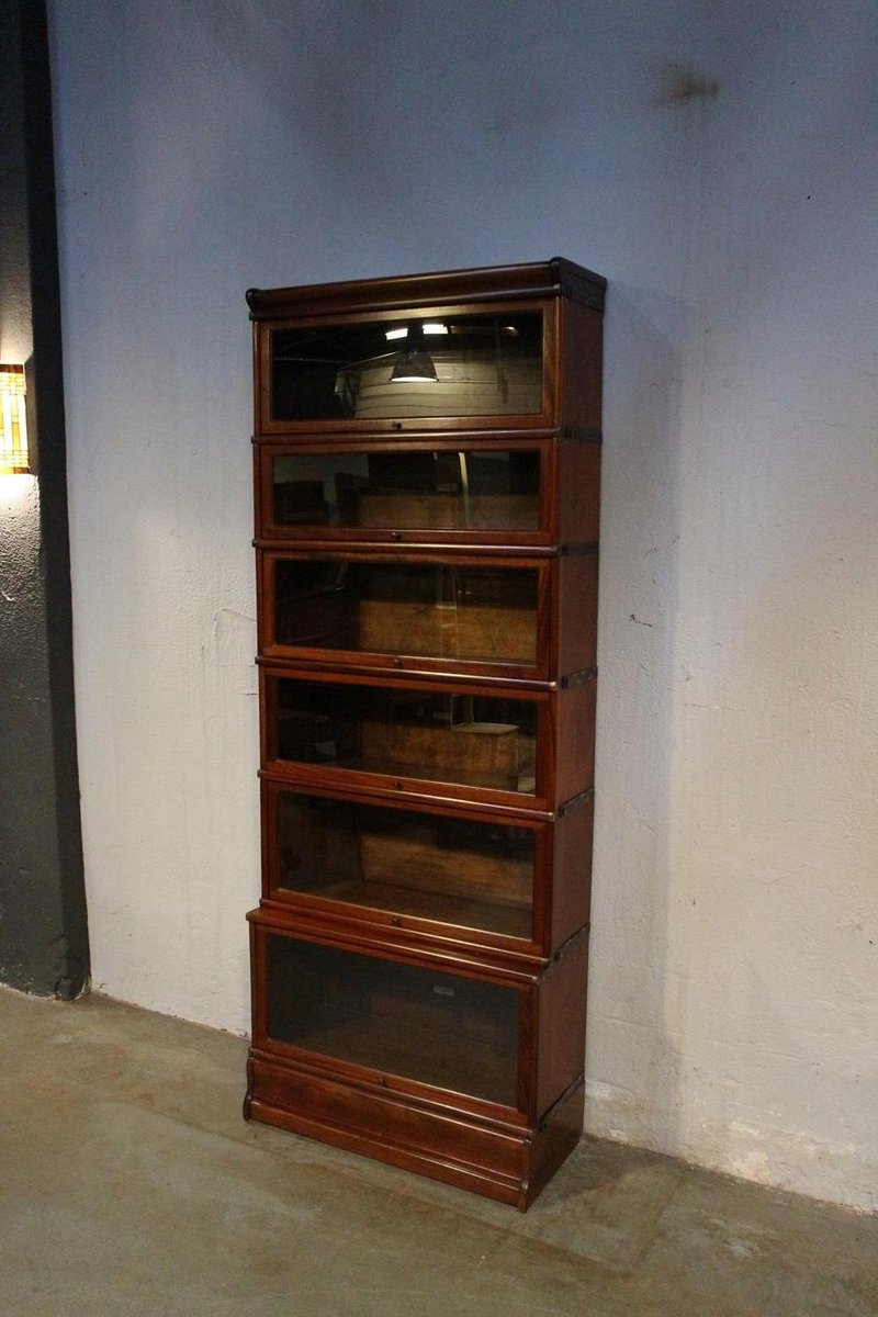 Modular Bookcase from Globe Wernicke, 1890s, Set of 6 for sale at Pamono
