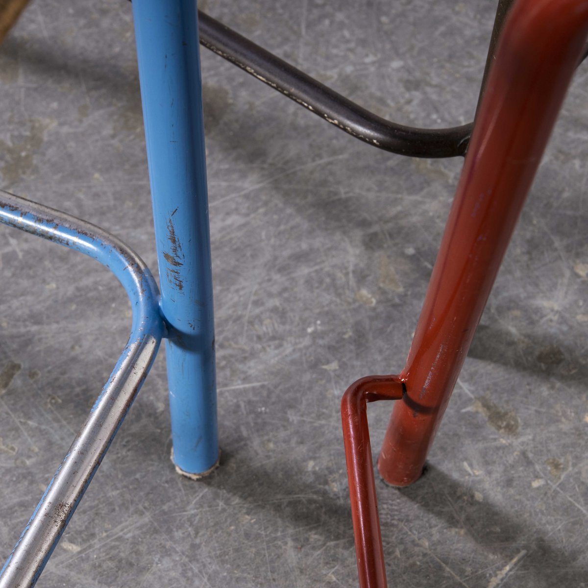High Laboratory Stacking Chairs from Mullca, 1950s, Set of 3 for sale ...