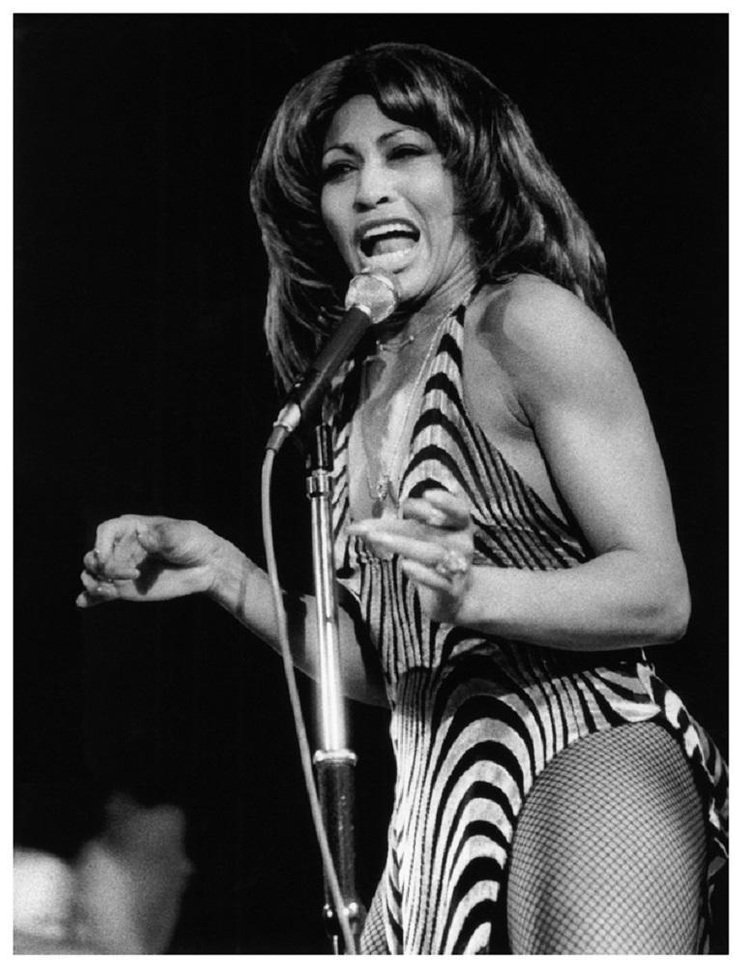 Mick Rock, Tina Turner on Stage, 1974, Estate Photograph Print for sale