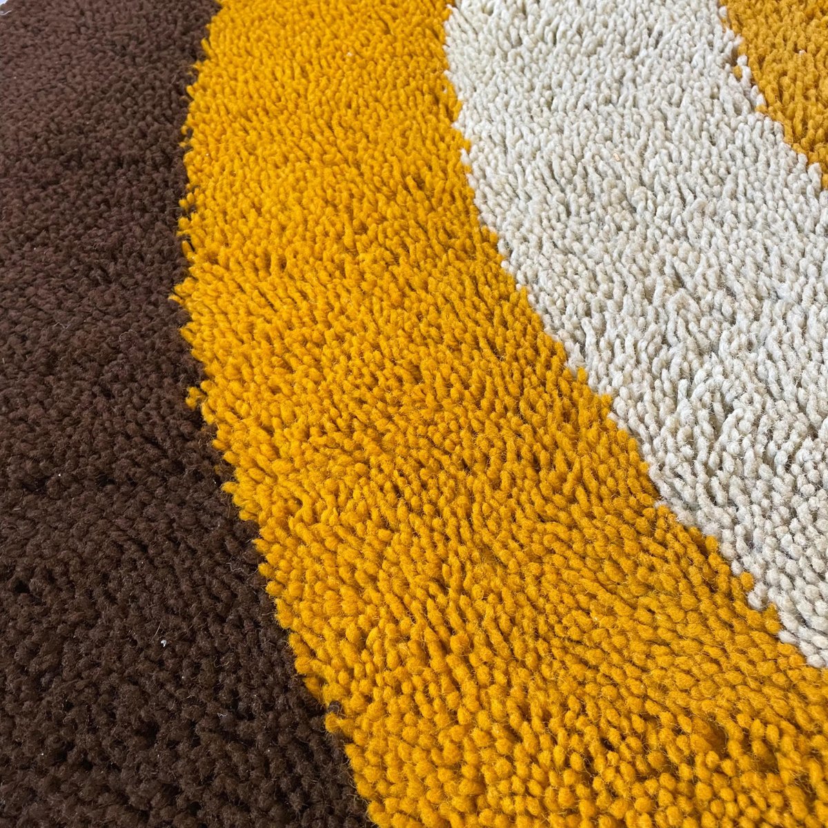 Large High Pile Rya Rug attributed to Reichel, Germany, 1970s for sale at Pamono