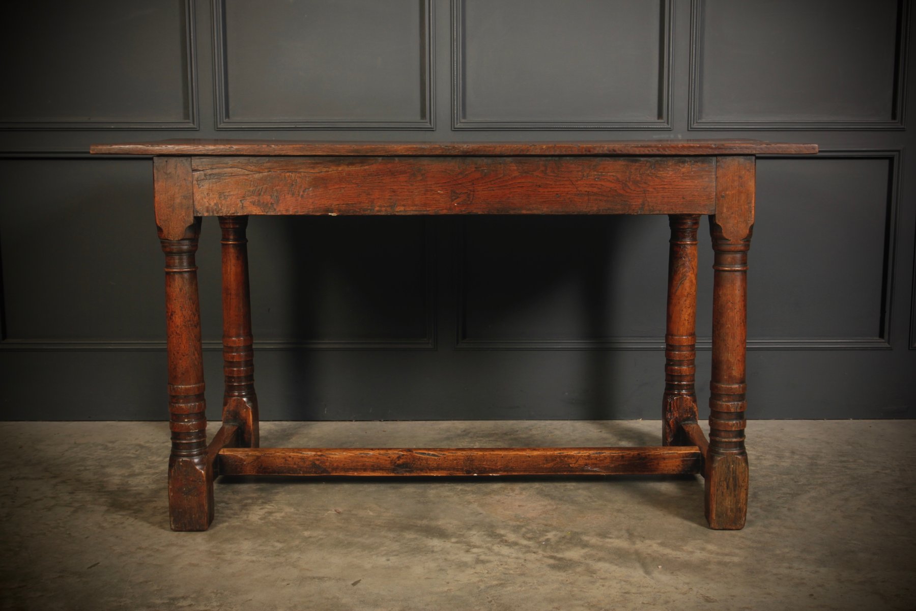Rustic Oak Side Table, 1840s for sale at Pamono
