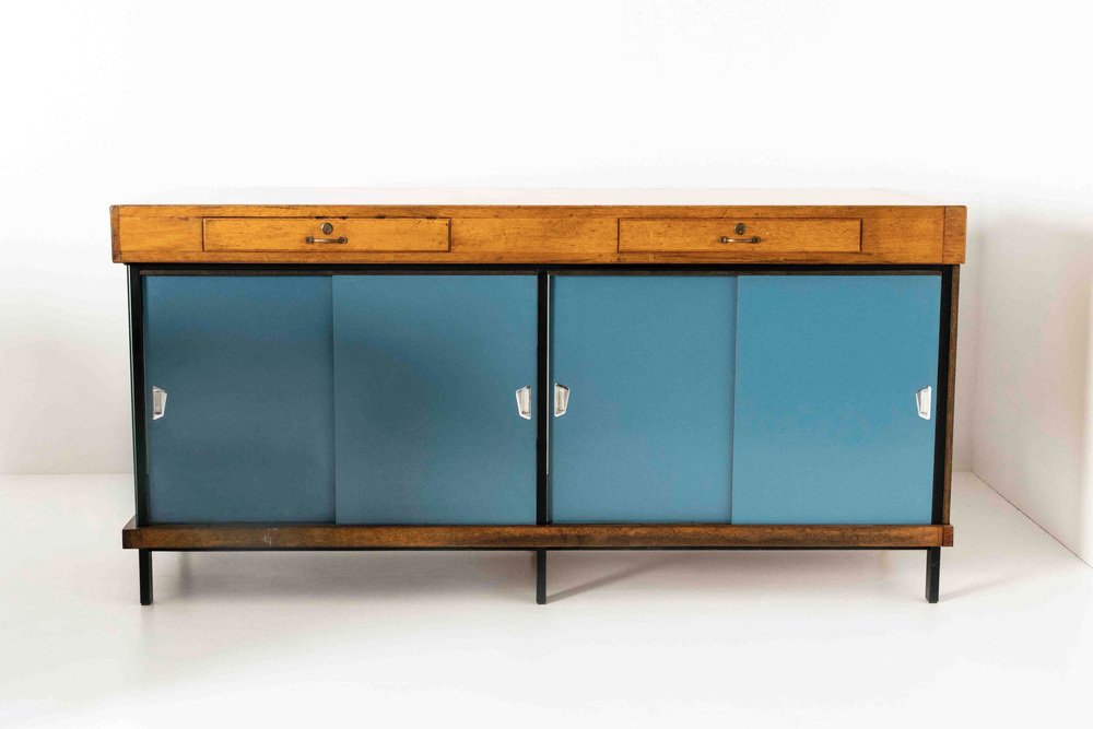 Vetrina / Credenza vintage, Italia, anni '60 in vendita su Pamono