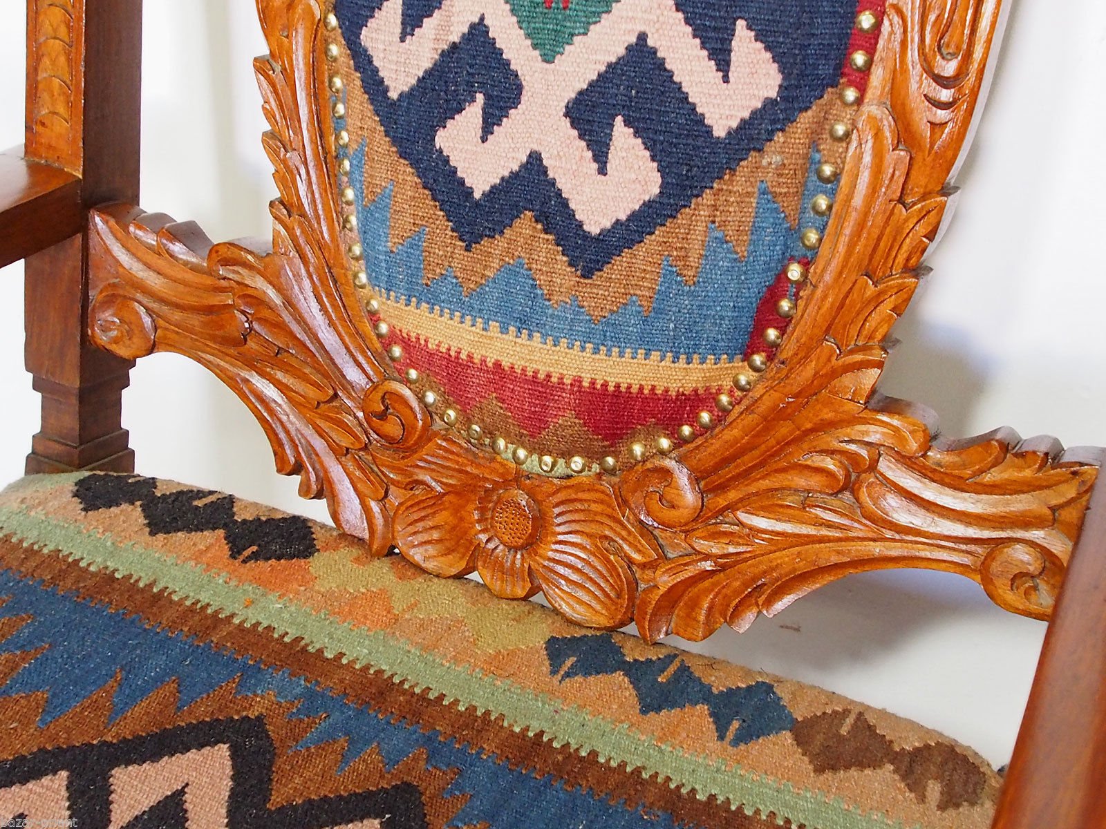 Vintage Afghan Kilim Bench, 1990s for sale at Pamono