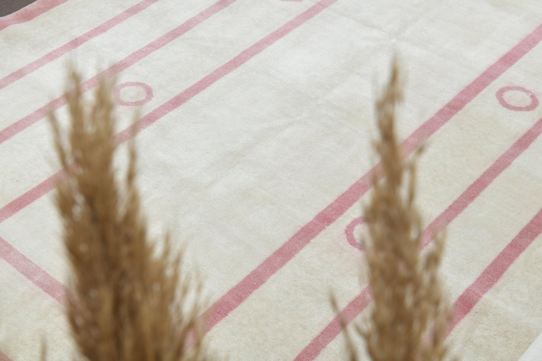 Vintage Turkish Wool Maze Area Rug, Anatolian, 1950s for sale at Pamono