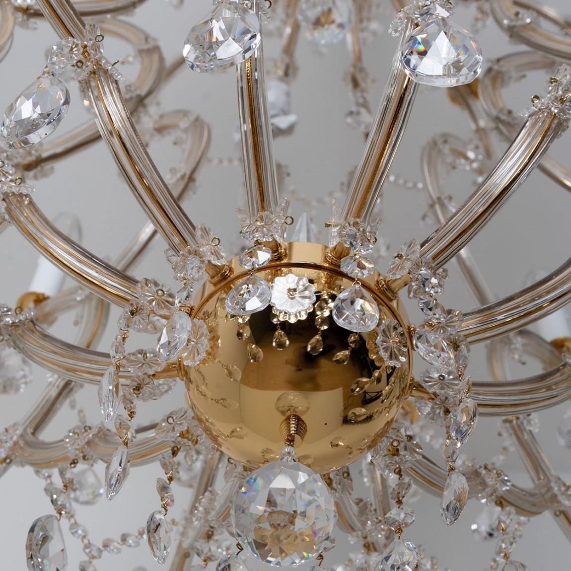 Lustre Maria Theresa Swarovski Plaqué Or, 1950 en vente sur Pamono