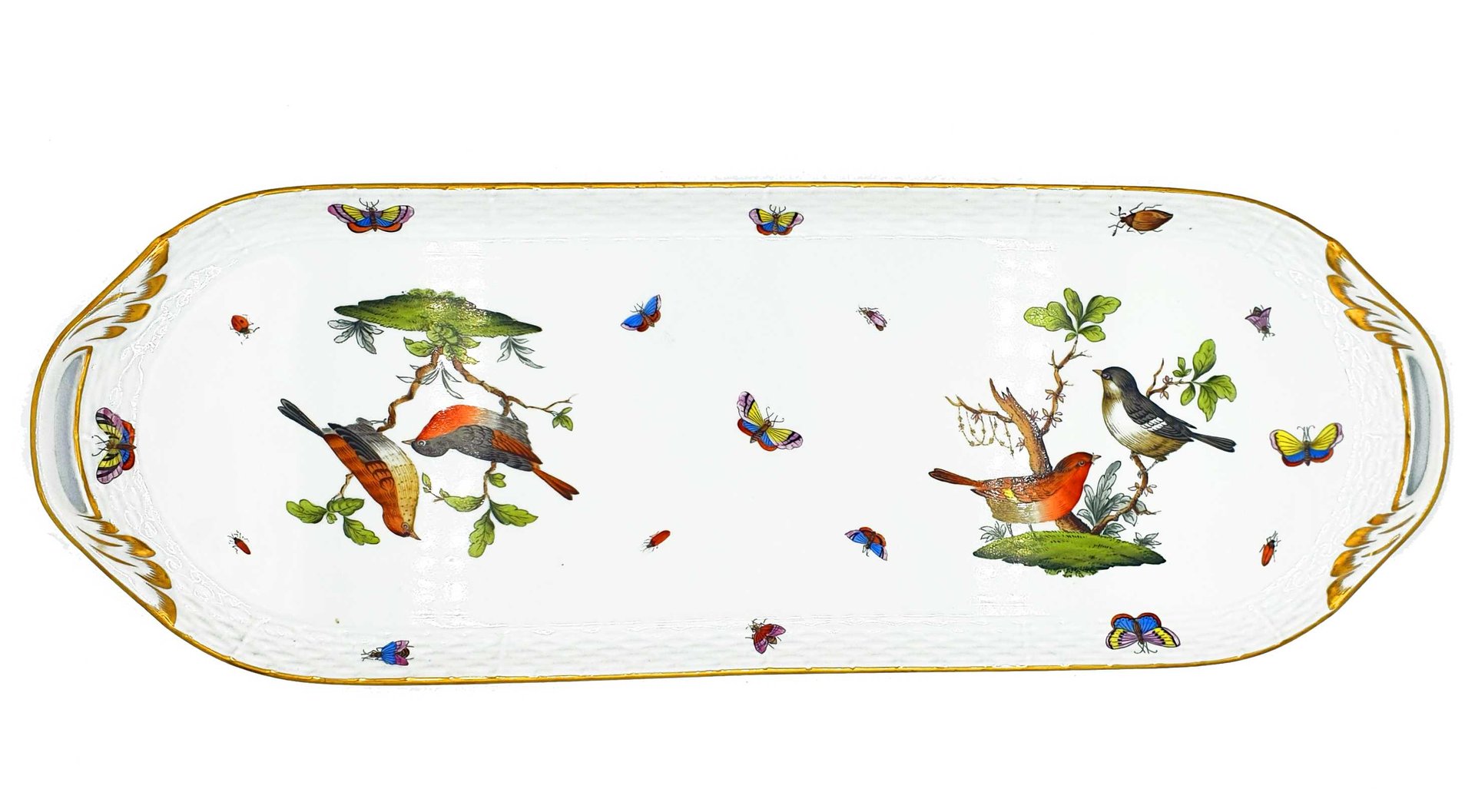 Weißes Porzellan Tablett – 20 X 13 Cm, Für Gebäck, Momente-Serie