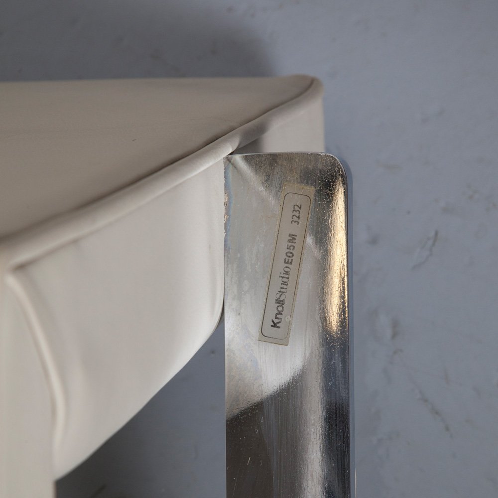 Flat Bar Brno Stuhl in Creme von Mies van der Rohe für Knoll, 2000er