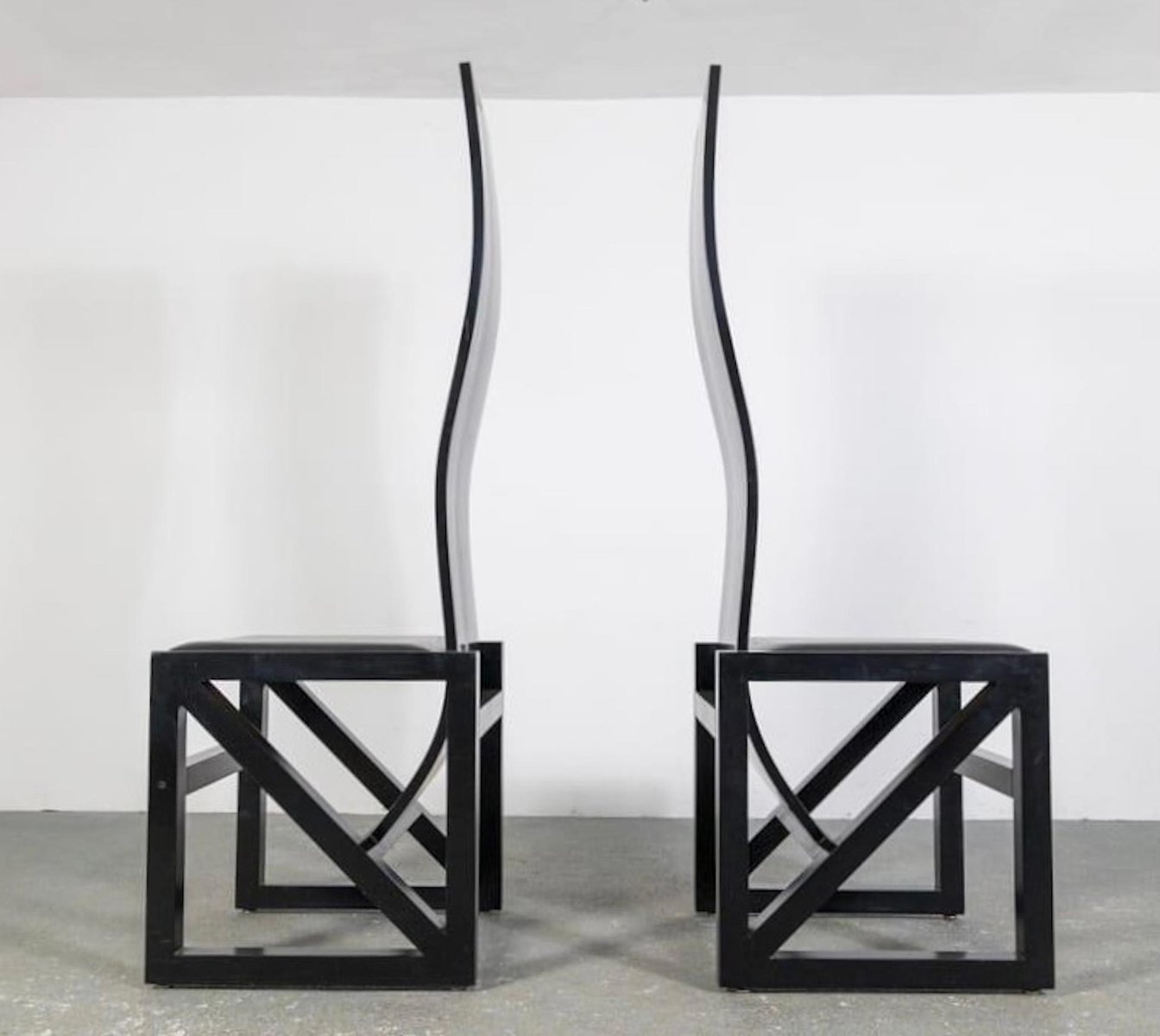 Large MidCentury Edo Dining Chairs by Kisho Kurokawa for PPM, 1980s