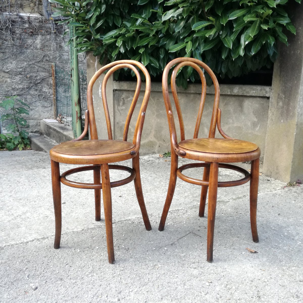 Österreichische N ° 18 Stühle von Michael Thonet für Thonet, 2er Set ...