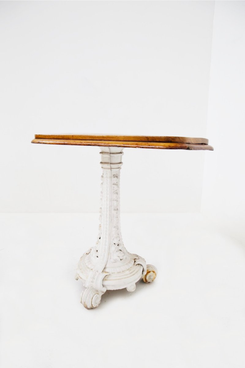 Victorian Rectangular Cast Iron Exterior Side Table for sale at Pamono