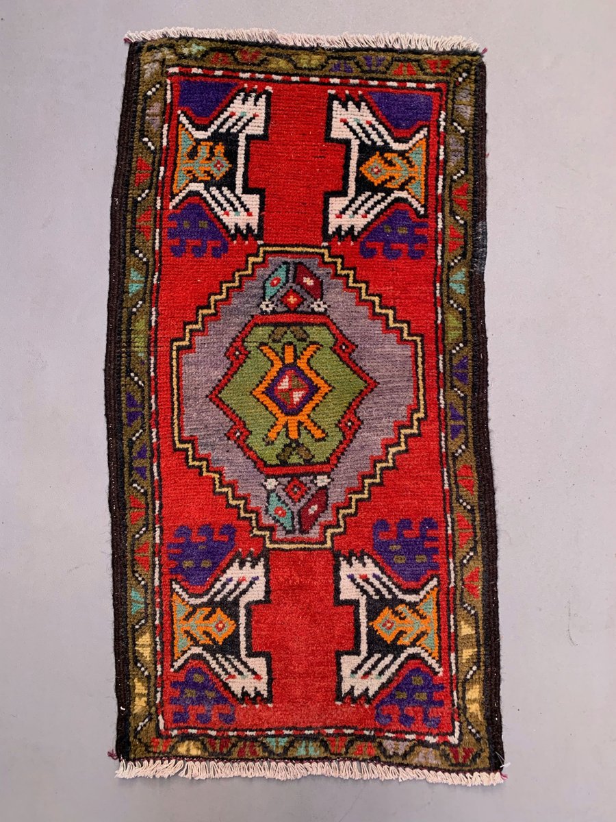 Small Vintage Turkish Rug for sale at Pamono