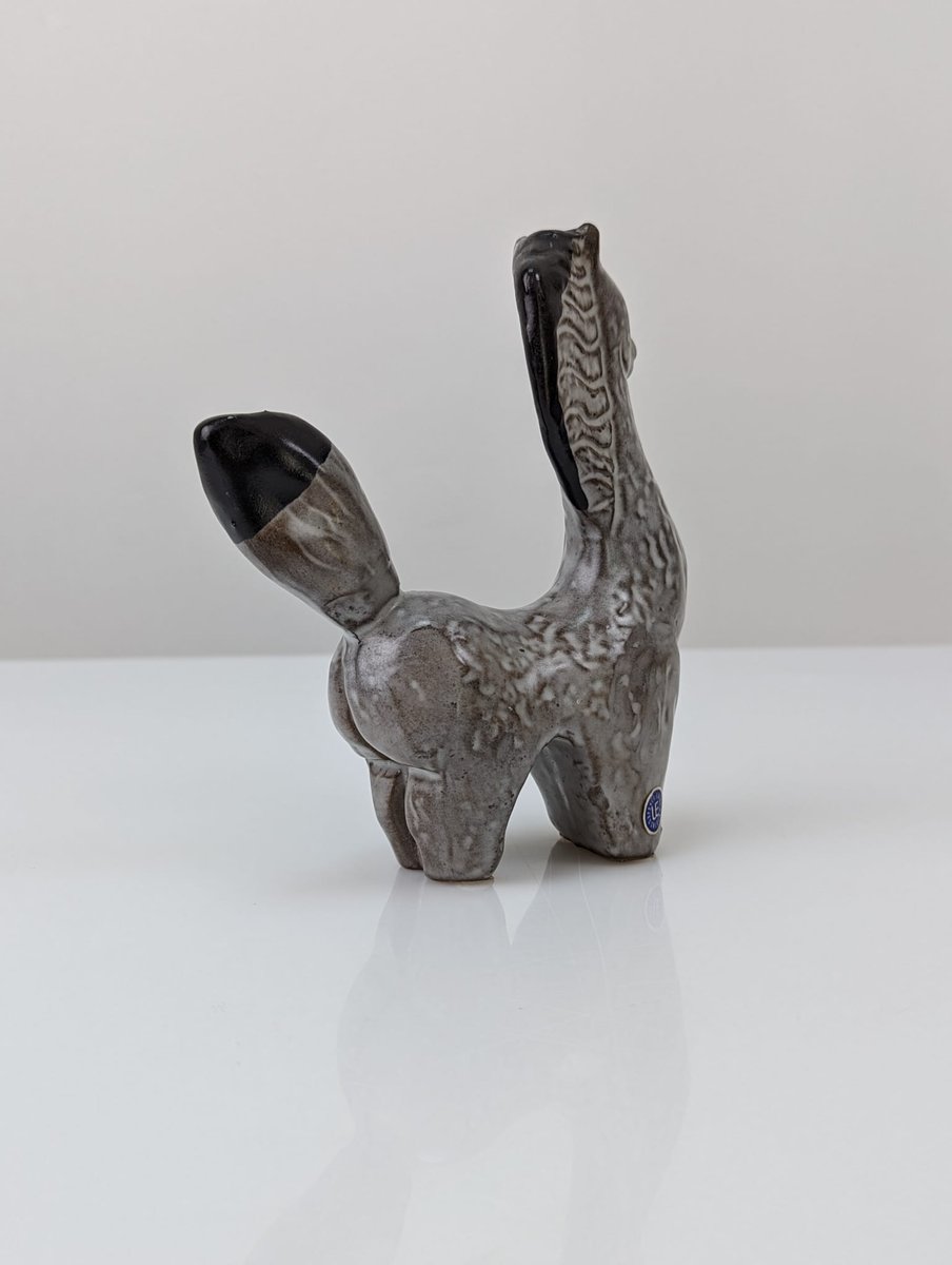 Animal Figure in Glazed Ceramic from Upsala Ekeby, Sweden, 1970s for ...