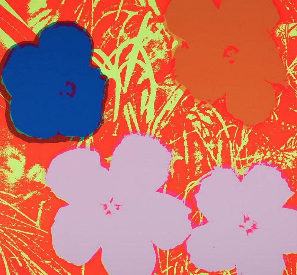 Andy Warhol, Flowers, 20th Century, Silkscreen for sale at Pamono