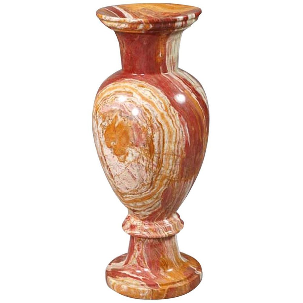 Vase aus rotem Onyx, 20. Jh bei Pamono kaufen