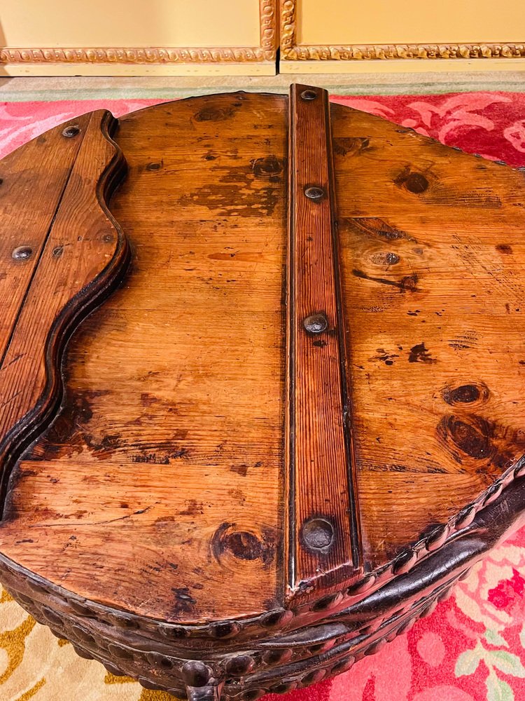 Antique Industrial Bellows Coffee Table, 1880s for sale at Pamono