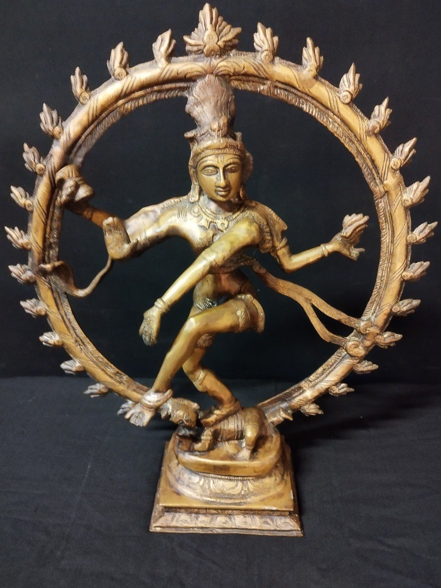 Shiva Natraj, 1920s, Bronze Statue for sale at Pamono