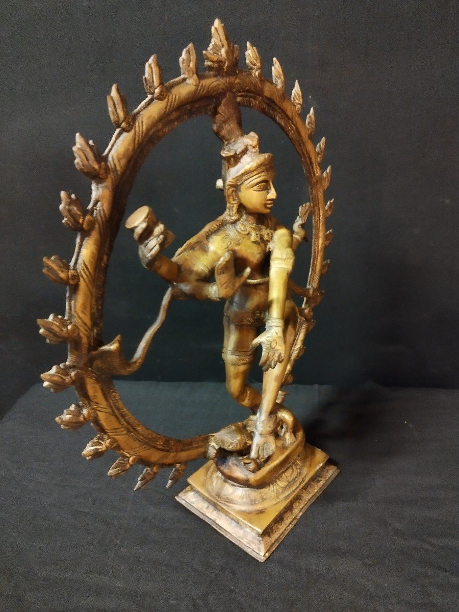 Shiva Natraj, 1920s, Bronze Statue for sale at Pamono