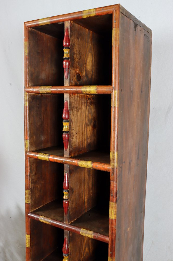 Tall Wooden Shelf, Punjab, Pakistan, 1990s for sale at Pamono