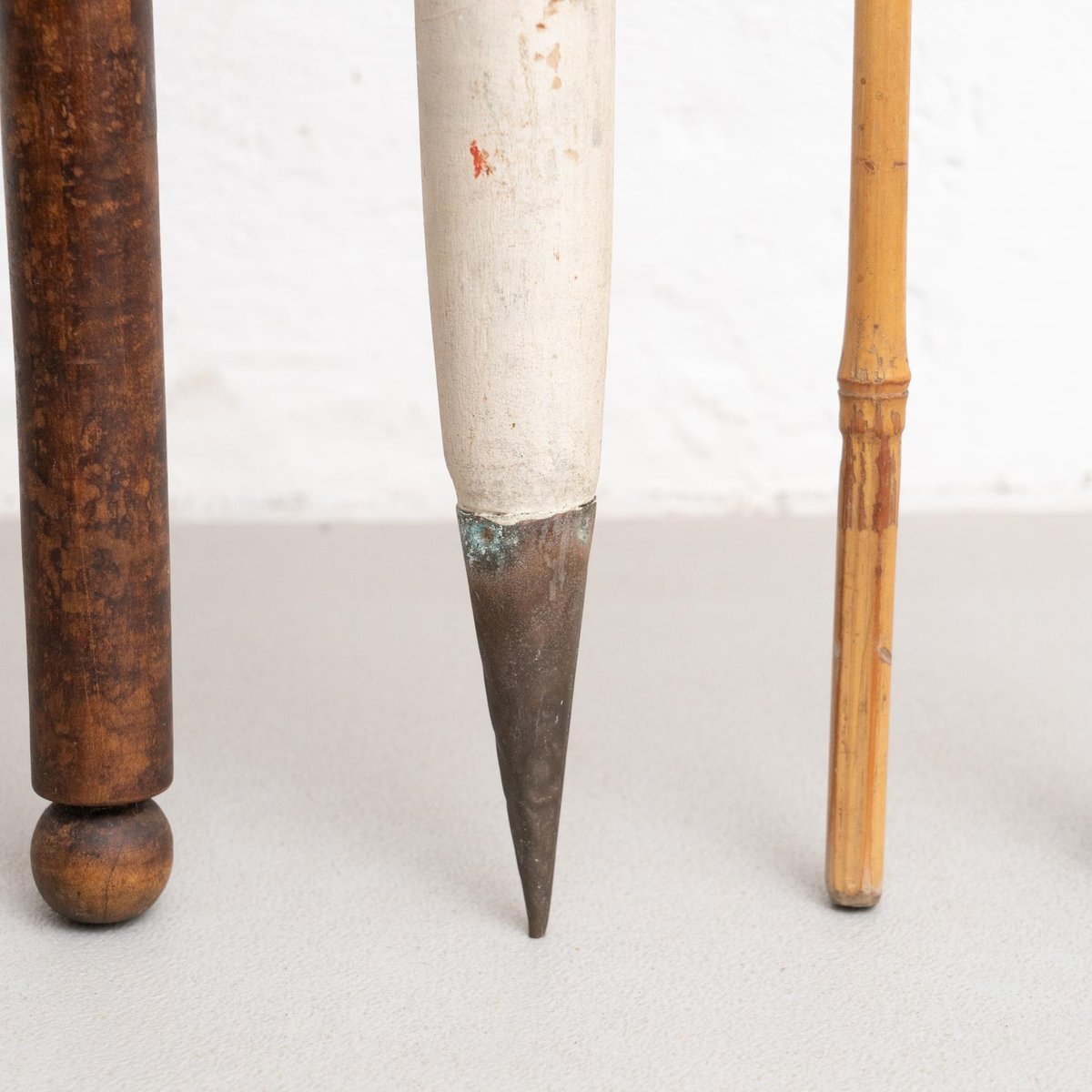 Antique Fishing Rods and Parts, 1890s, Set of 7 for sale at Pamono