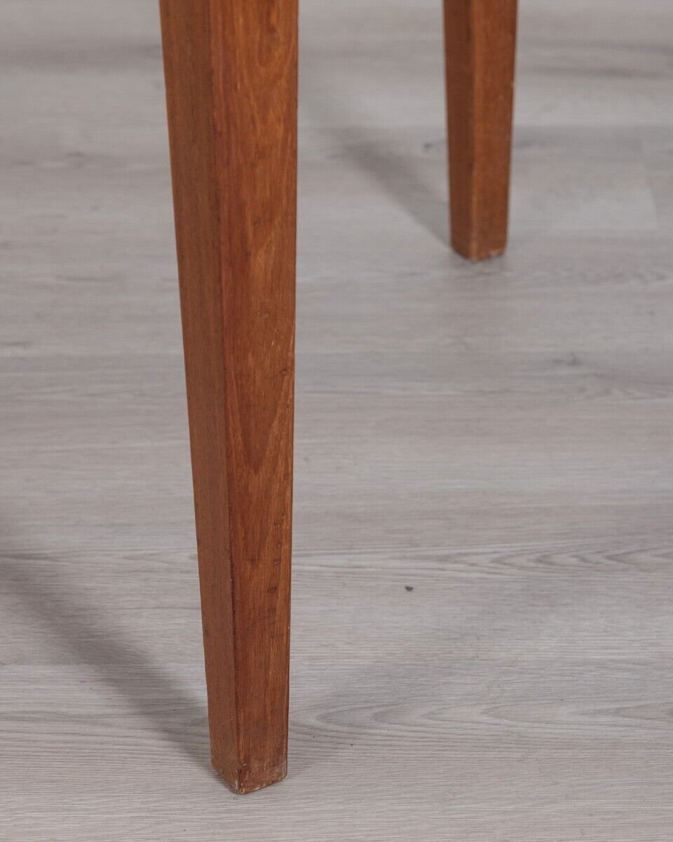 Runder Vintage Teak Tisch, 1980er bei Pamono kaufen