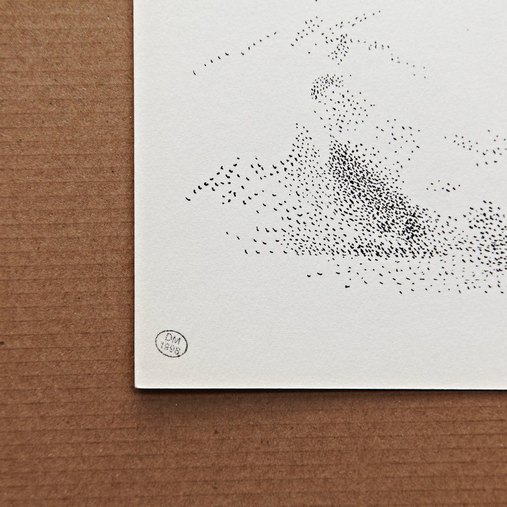 Dora Maar, Pointillist Composition, 1970s, Ink Drawing on Paper for sale at Pamono