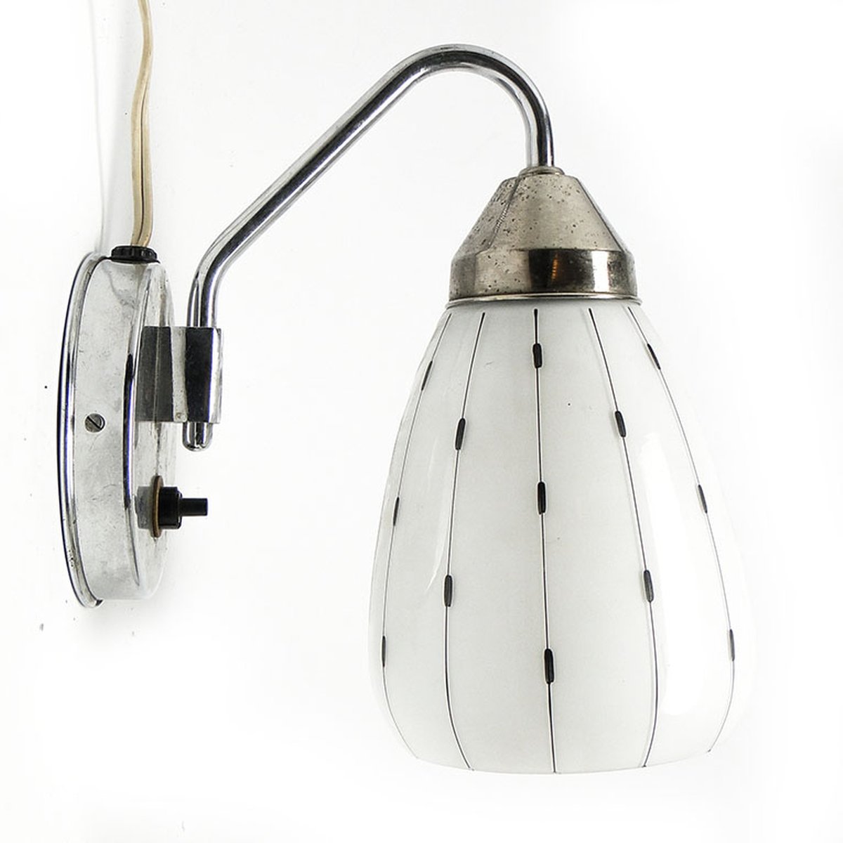 Art Deco Wall Lamp from Zukov, Czechoslovakia, 1950s for sale at Pamono