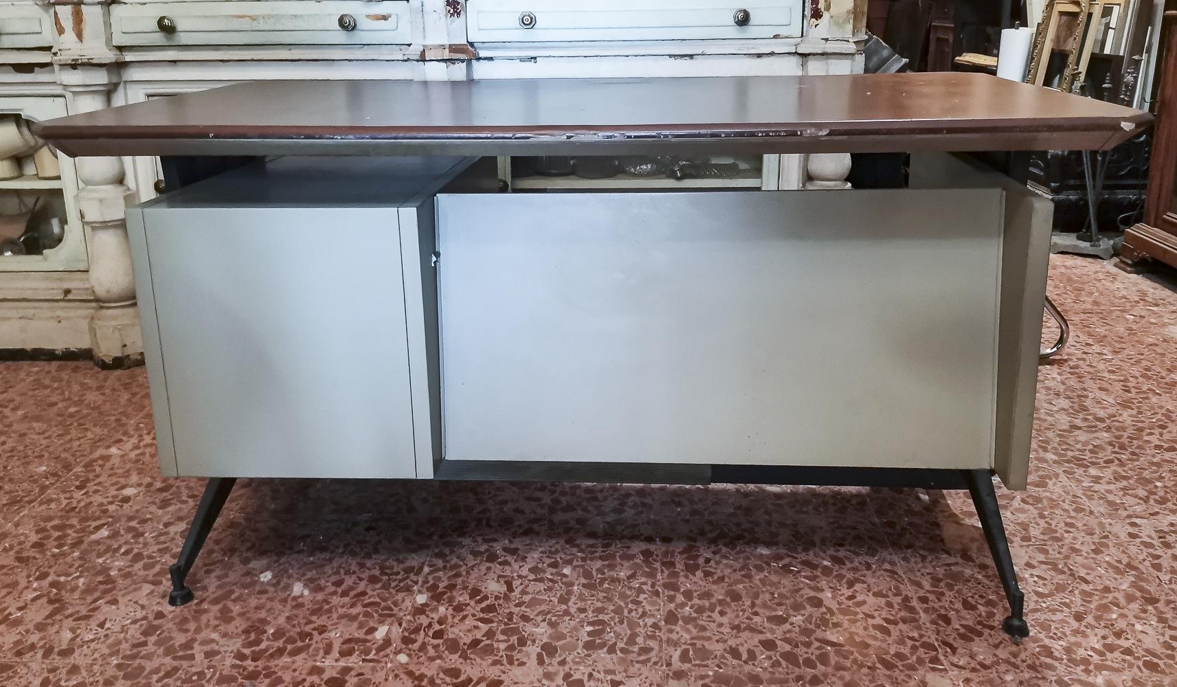Scrivania Pc Ufficio con 4 Cassetti, Tavolo Porta Computer per Casa , – ZIK Home