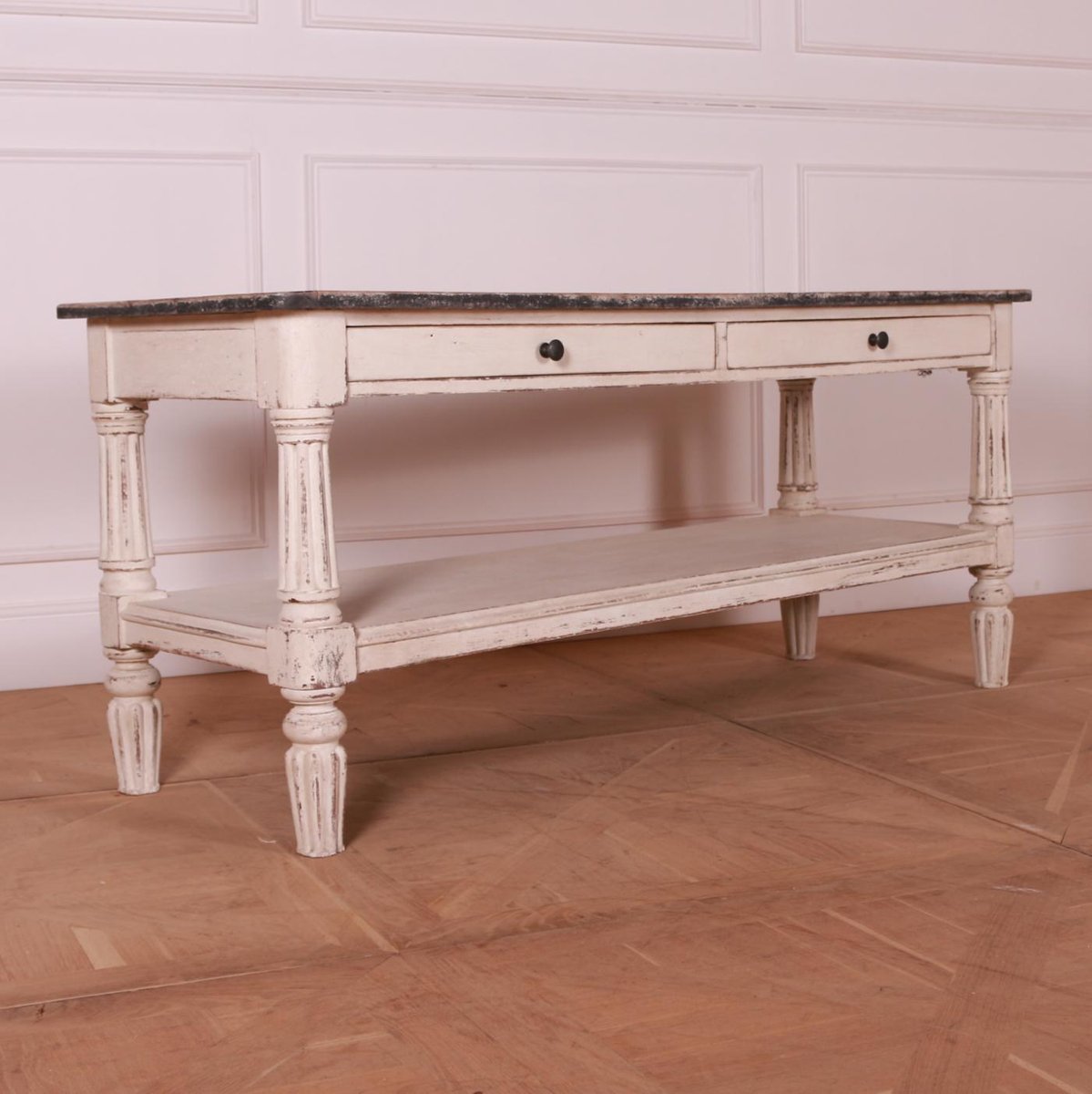 English Painted Pine Console Table for sale at Pamono