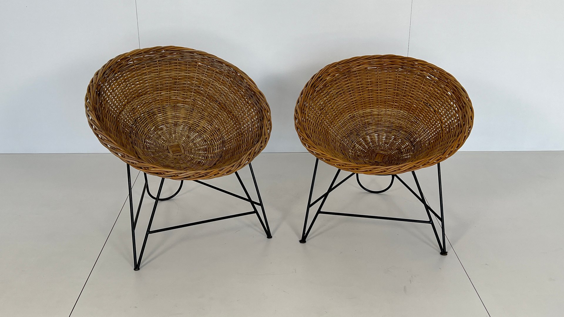 Willow Stuhl aus Korbgeflecht, 1960er bei Pamono kaufen