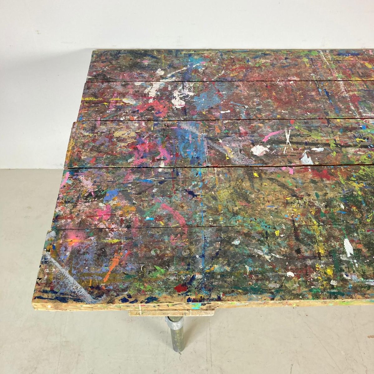 Vintage Artists Coffee Table for sale at Pamono