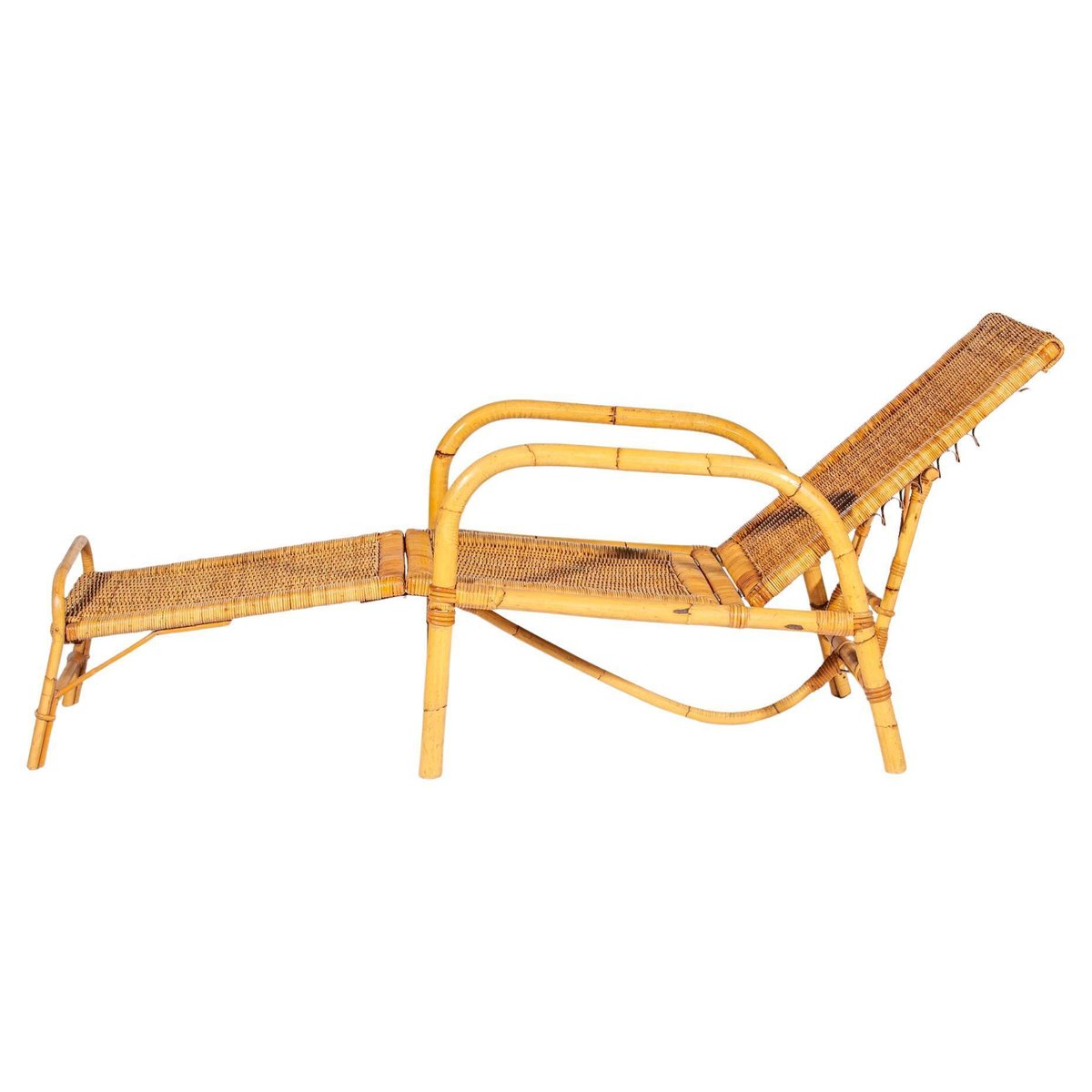 Bambus & Rattan Sessel, Italien, 1960er bei Pamono kaufen