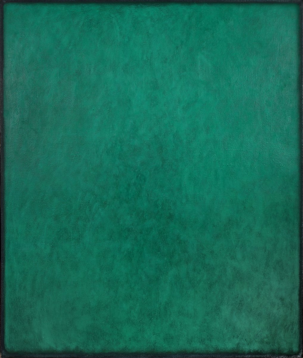 Rolf Hans, Große Rote Monochrome Gemälde bei Pamono kaufen