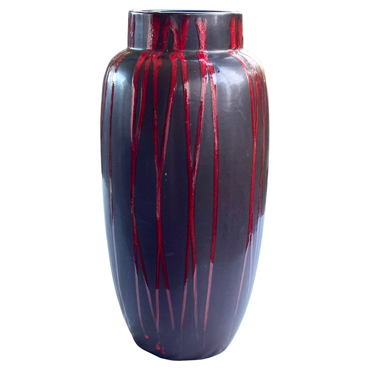 Vintage, Ceramic Floor Vase Marked W Germany 55352, 1962 for sale at