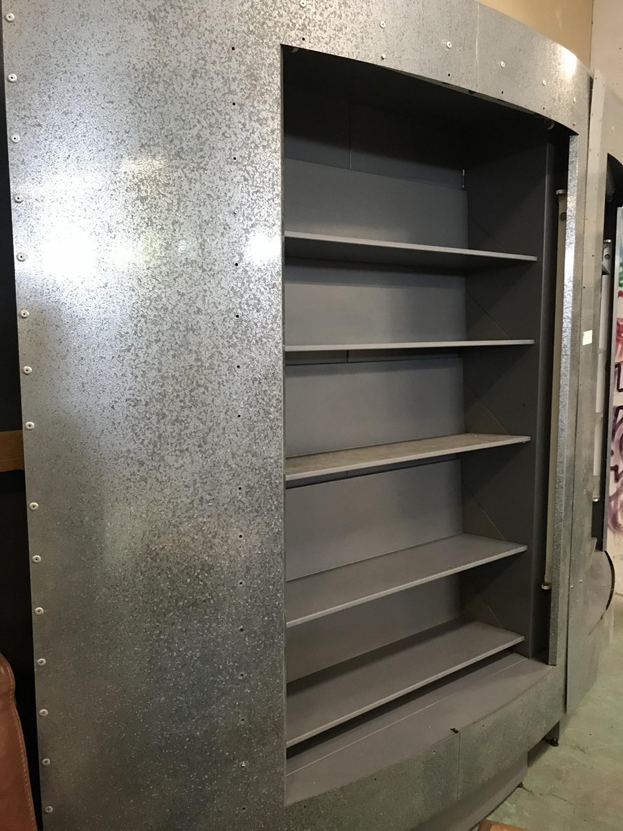 Industrial Bookcase in Steel for sale at Pamono