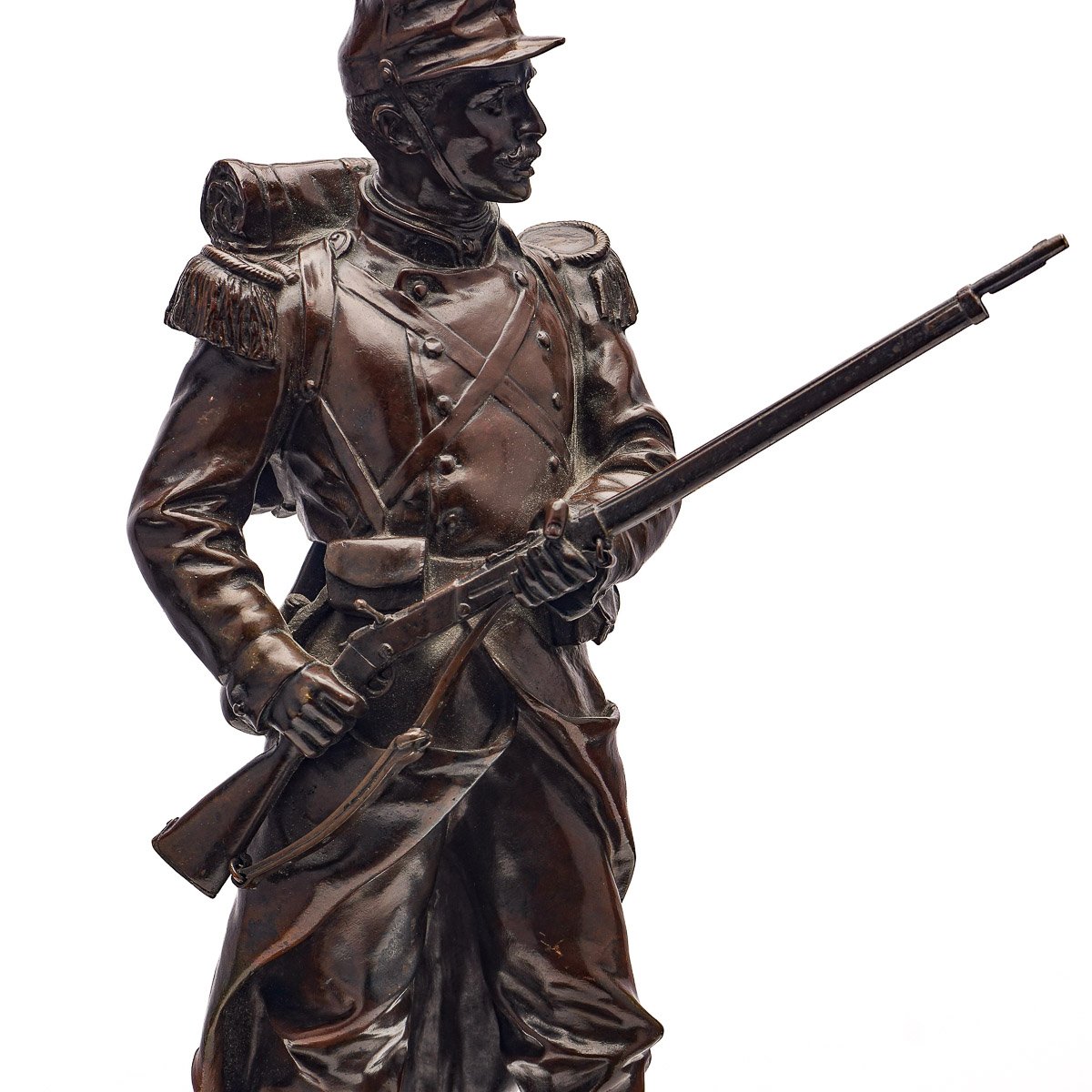 Figurines en métal - Kinder : USA 1780 1978-79 - Soldat - Kupfer - USA 1778-1 - 40mm