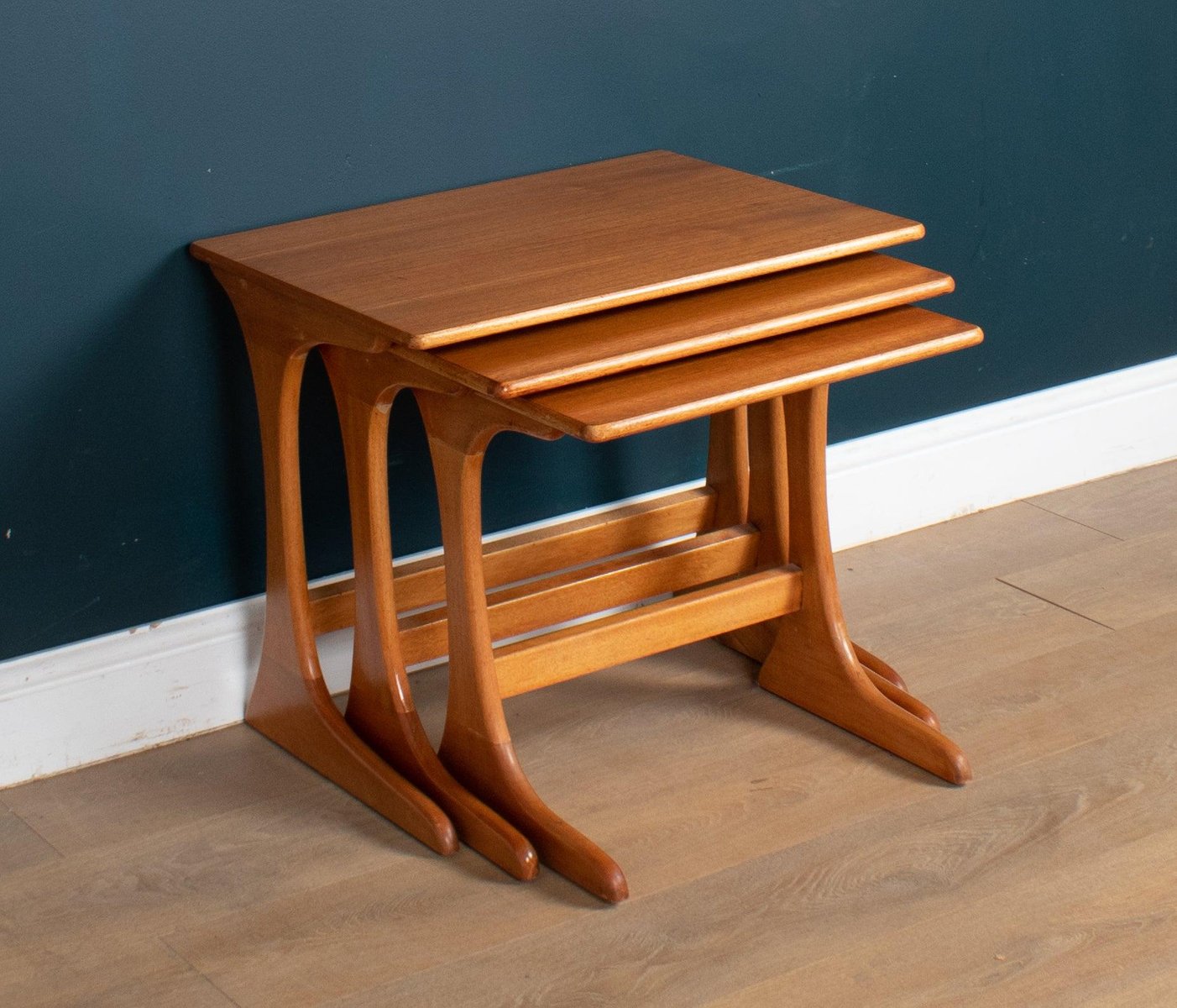 Teak Nesting Tables from Jentique, 1960s, Set of 3 for sale at Pamono