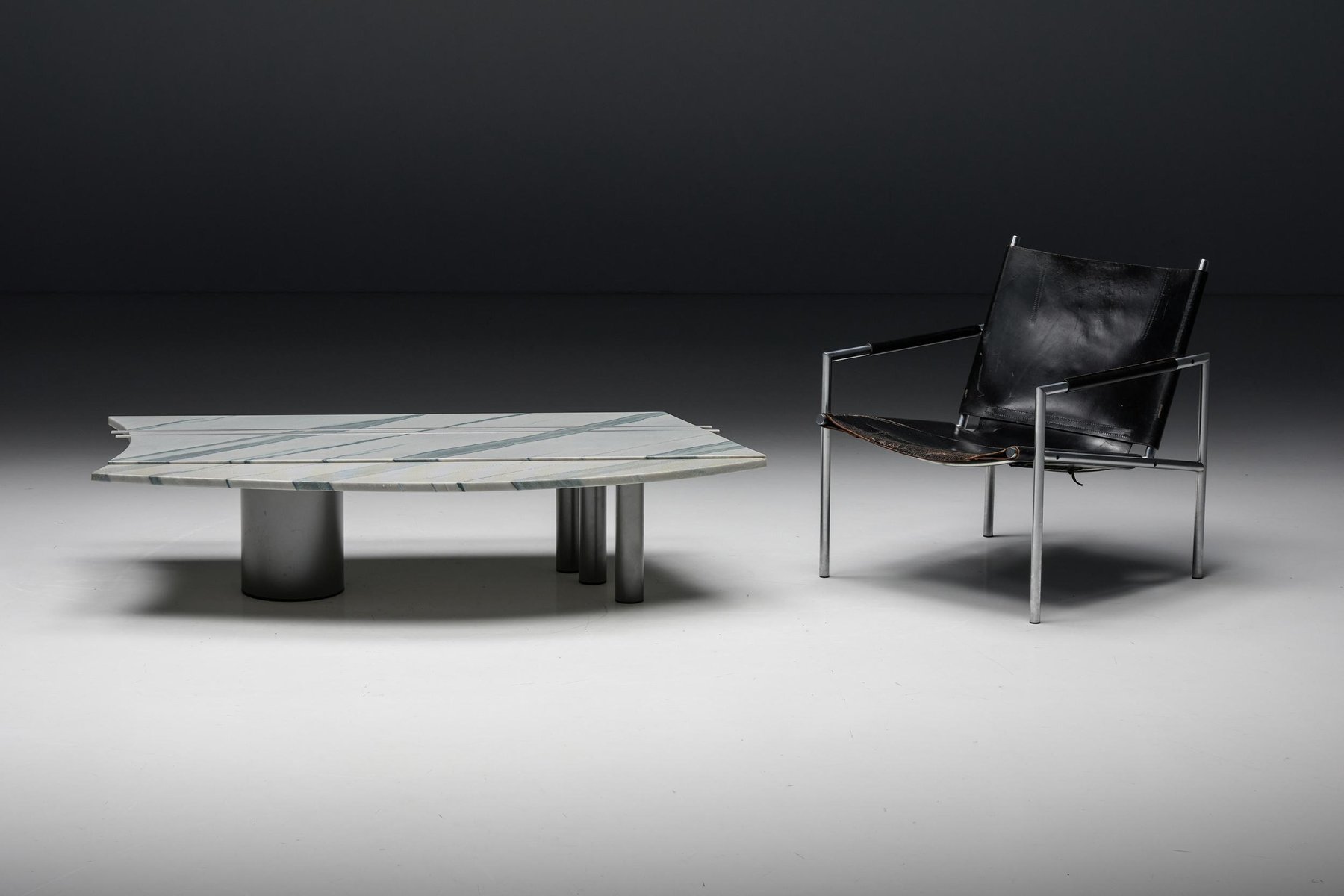 Sculptural Marble Coffee Table from Pia Manu, 1990s for sale at Pamono