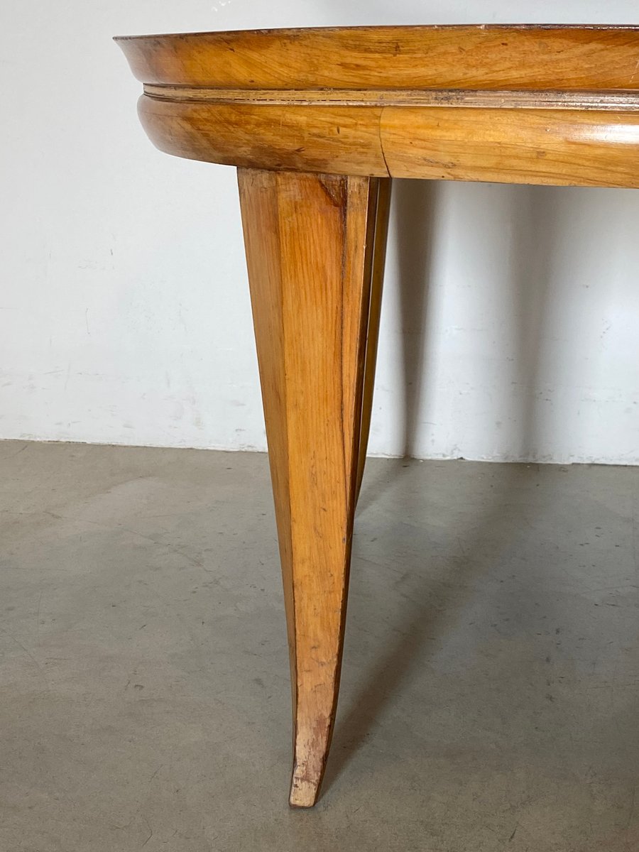 Table Basse Ronde Art Déco, 1940s en vente sur Pamono