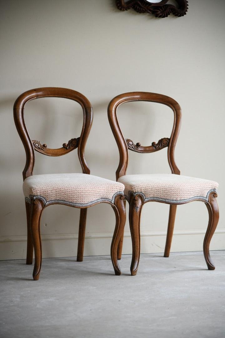 Victorian Balloon Back Dining Chairs, Set of 4 for sale at Pamono