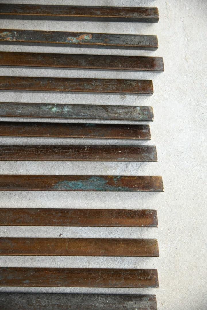 Antique Stair Rods, Set of 20 for sale at Pamono