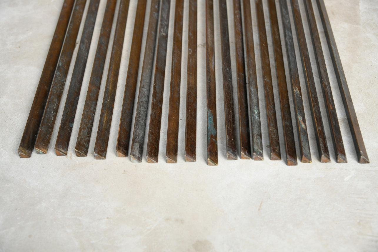 Antique Stair Rods, Set of 20 for sale at Pamono