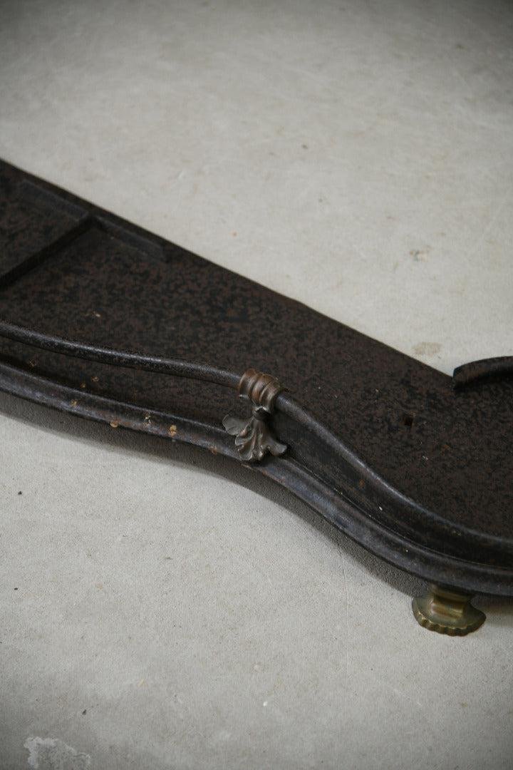 19th Century Cast Iron Fire Fender for sale at Pamono