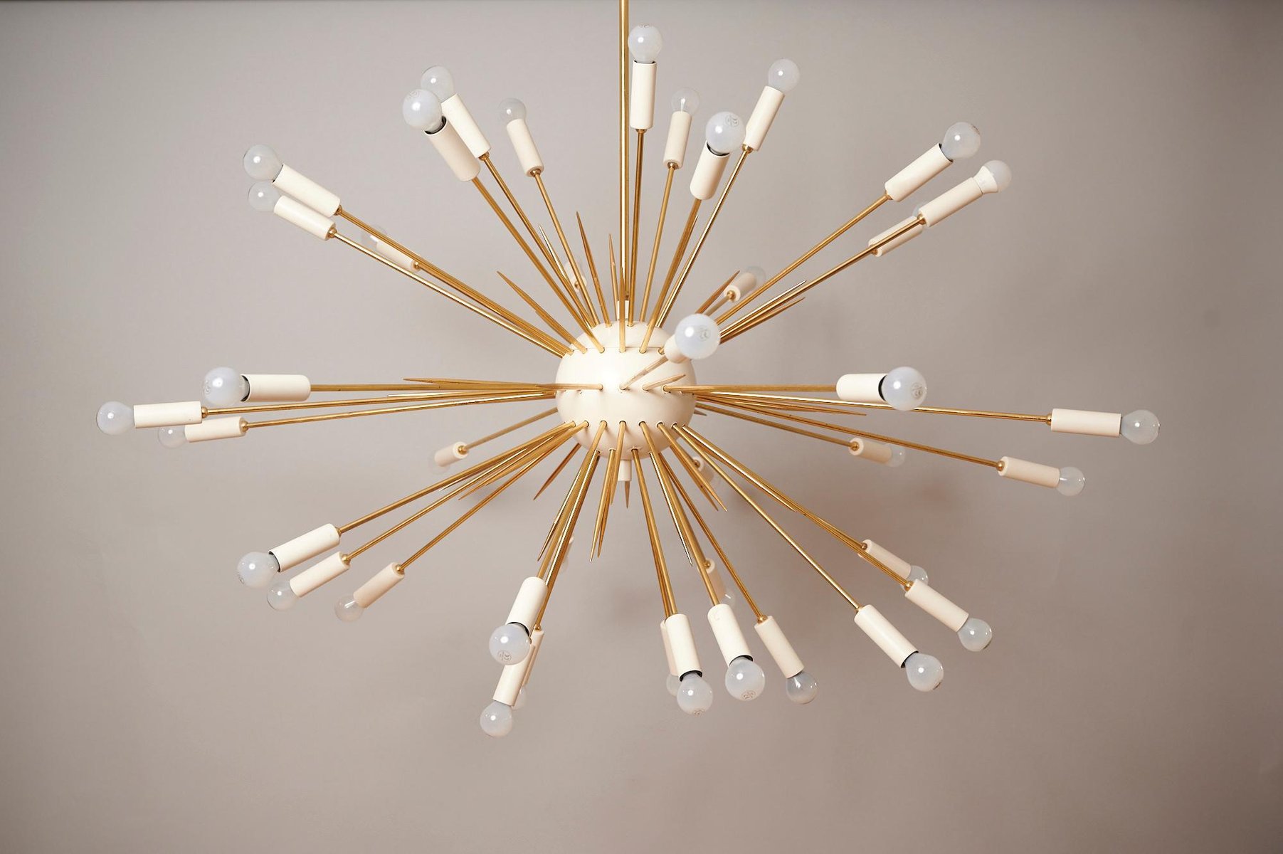 Large Brass Sputnik Chandelier, 1998 for sale at Pamono