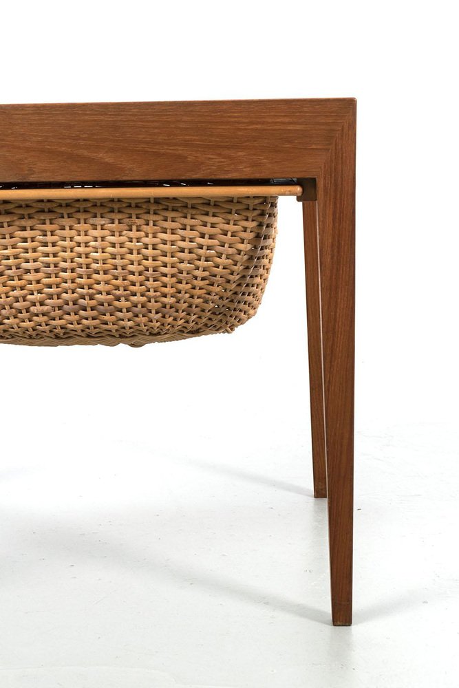 Danish Sewing Table in Teak for sale at Pamono