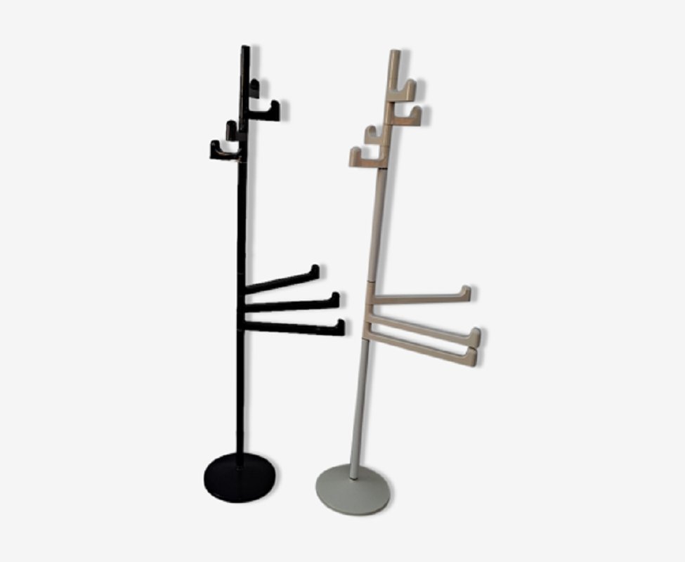 Italian Modern His & Hers Towel Bathrobe Stand by Makio Hasuike for