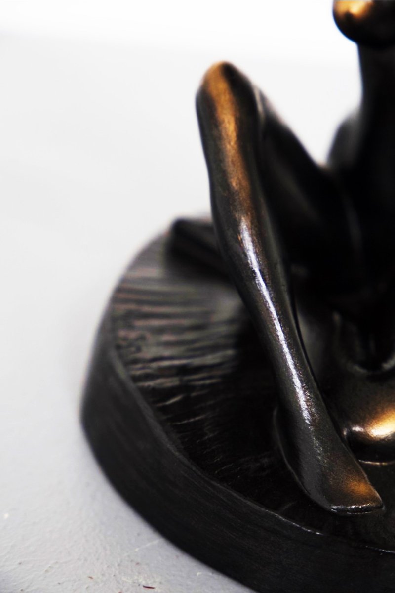 Vintage Statue einer nackten Frau aus