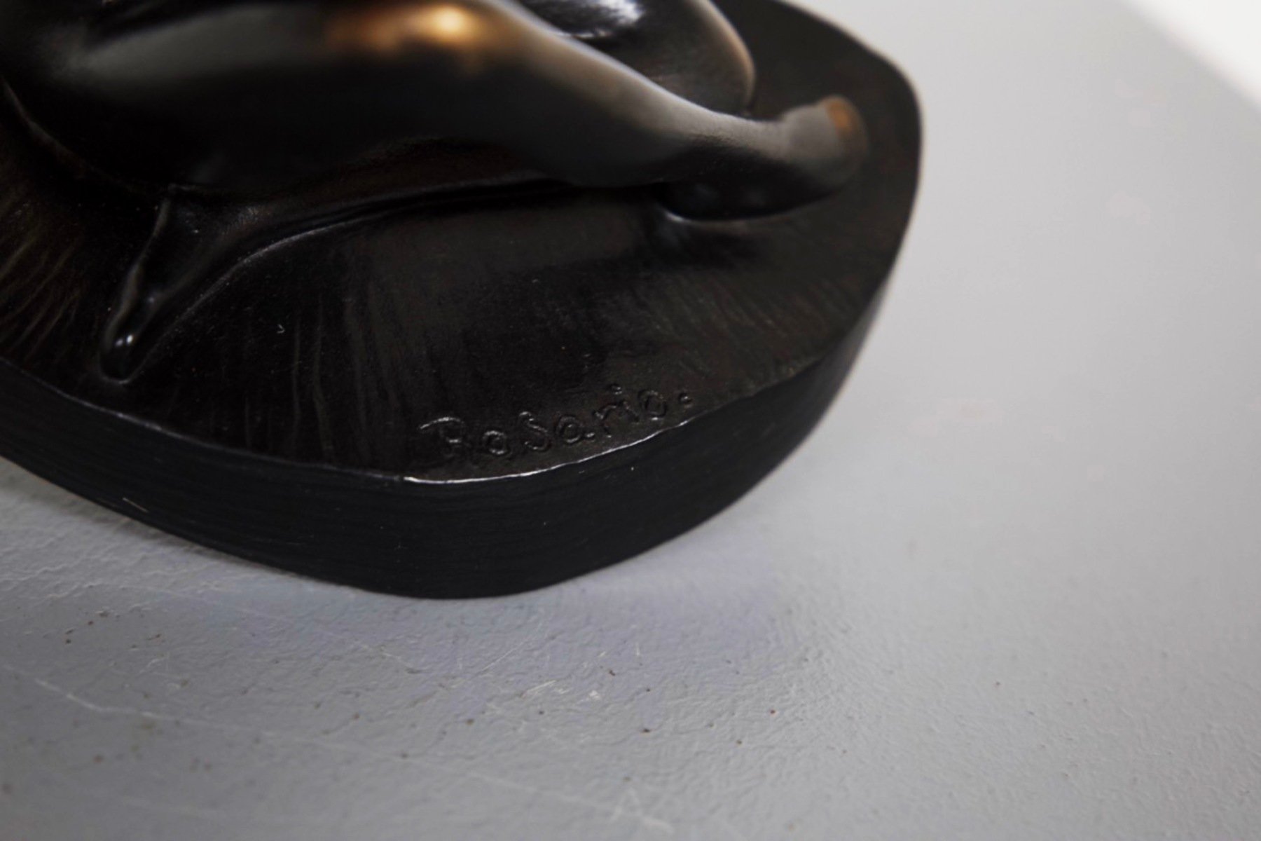 Vintage Statue einer nackten Frau aus